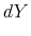 \displaystyle dY