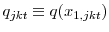  q_{jkt}\equiv q(x_{1,jkt})