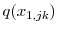  q(x_{1,jk})