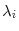  \lambda_{i}