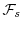  {\cal F}_s