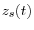  z_{s}(t)