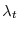 \displaystyle \lambda_{t}
