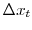  \Delta x_{t}
