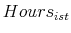  Hours_{ist}