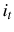  i_{t}