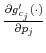  \frac{\partial g_{c_{j}}^{\prime}\left( \cdot\right) }{\partial p_{j}}