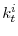 k_{t}^{i}
