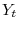  Y_{t}