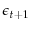  \epsilon_{t+1}