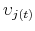  \upsilon _{j(t)}