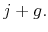  j+g.