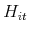  % H_{it}