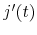  j^{\prime }(t)