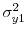  \sigma_{y1}^{2}
