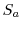  S_{a}