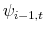  \psi_{i-1,t}
