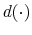  d(\cdot)