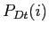 $ P_{Dt}(i)$