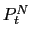$ P_{t}^{N}$