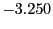 $ -3.250 $