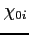 $\chi_{0i}$