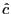 $ \hat{c}$