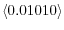 \langle 0.01010\rangle 