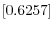 \left[ 0.6257\right] 