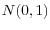 N(0,1)
