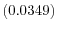  \left( 0.0349\right) 