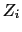  % Z_{i} 