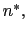  n^{\ast },