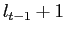  l_{t-1}+1