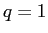  q=1