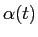  \alpha(t)