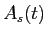  A_{s}(t)