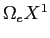 \Omega_{e} X^{1}