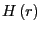 H\left( r \right)