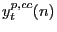 y_t^{p,cc} (n)