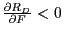 \frac{\partial R_D }{\partial F}<0