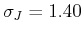  \sigma_J=1.40