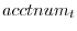 acctnum_t 