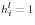 h_i^l =1