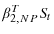  \beta_{2,NP}% ^{T}S_{t}