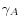 \gamma _A 