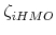 \zeta_{iHMO}