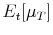  E_t[\mu_{T}]