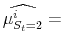 \displaystyle \widehat{\mu^{i}_{S_t=2}} =