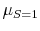  {{{\mu_{S=1}}}}